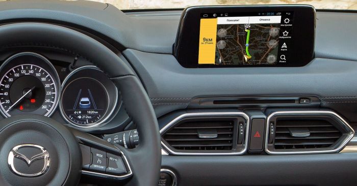 Навигационный блок для Mazda CX-5 2017+ KF (Mazda Connect) - Parafar PFB984 на Android 9, и