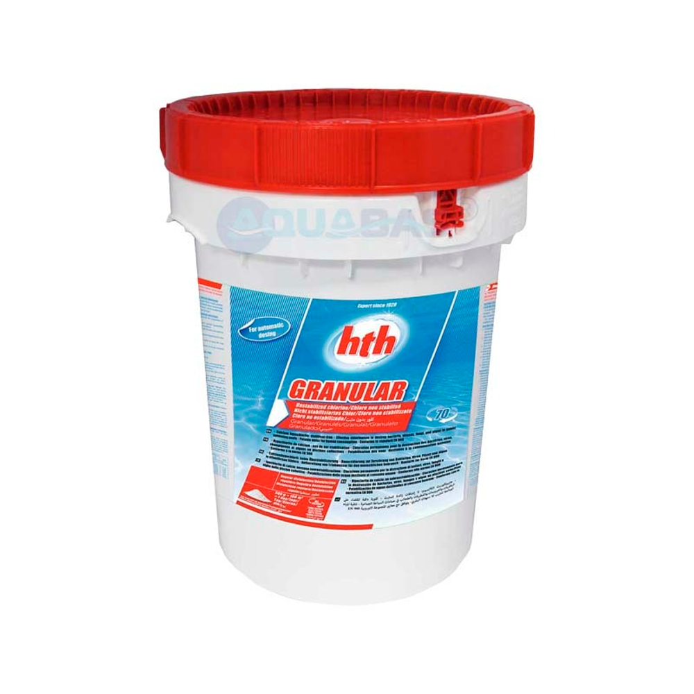 Гипохлорит кальция 25кг HTH GRANULAR хлор в гранулах (72303)