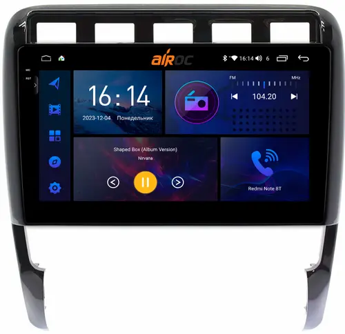 Магнитола для Porsche Cayenne 2002-2010 - AIROC 2K RI-2921 Android 12, Быстрая, QLed+2K, CarPlay, SIM-слот