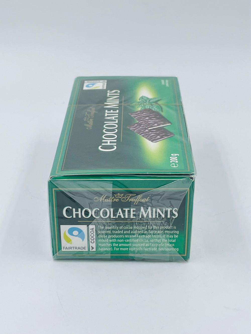 Темный шоколад с мятной начинкой Maitre Truffout 200 г (Австрия)