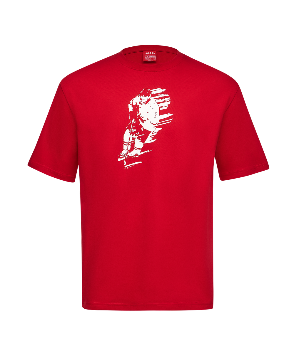 Футболка JOGEL Graphic Hockey Tee, красный