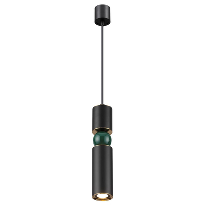4075/5L L-VISION ODL19 397 черный/золото/зеленый Подвес GU10 1*5W SAKRA