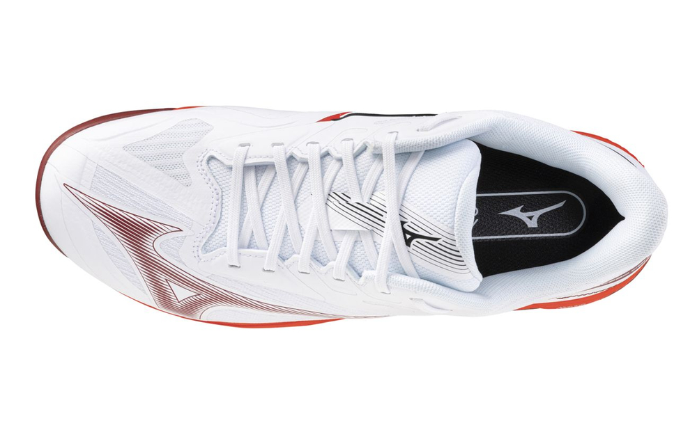 Теннисные кроссовки Mizuno Wave Exceed Court CC - fiery red/white/sun/dried tomato