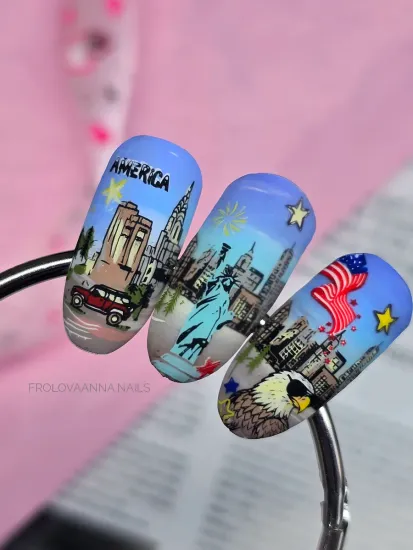 Пластина для стемпинга ENIGMANIC Stamping American Mood