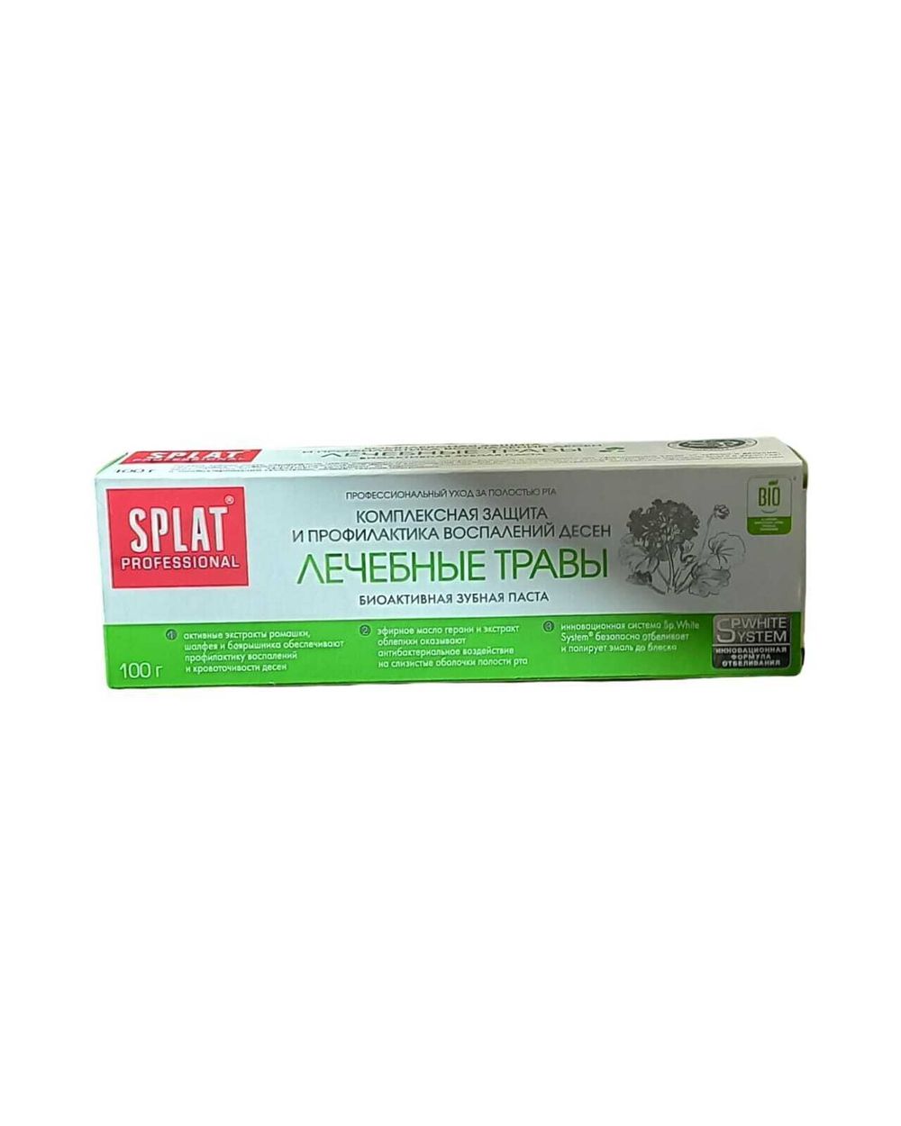 k.SPLAT Лечебные травы зуб паста. 100гр