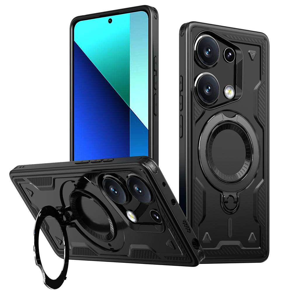 Чехол Magneto Case с кольцом для Poco M6 Pro 4G