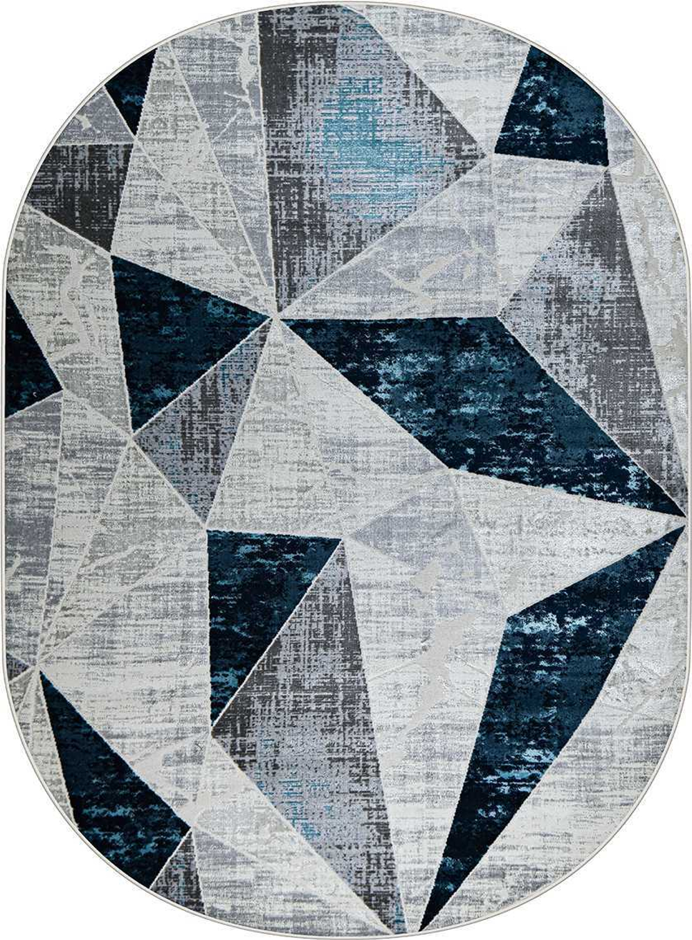 Kleopatra 37515A BLUE FLS \ L.GREY Овал