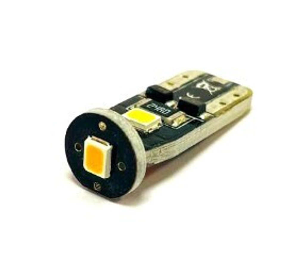 Светодиодная лампа W5W T10-3W-PY-8G (белый), 1шт