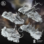 Grand Alliance Chaos Beasts of Chaos Кости террейн баррикада Набор миниатюра для dnd, днд, pathfinder, фентези, Настольная игра, НРИ, Варгейм, РПГ