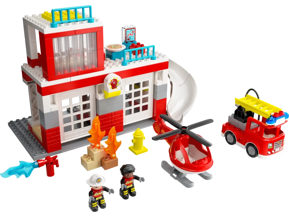 Конструктор LEGO Duplo 10970 Пожарная станция и вертолет