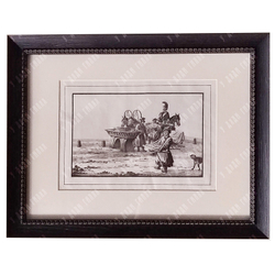 Александров П. А. (1798-1832) Извозчик и торговец хлебом. Литография 1823 г.