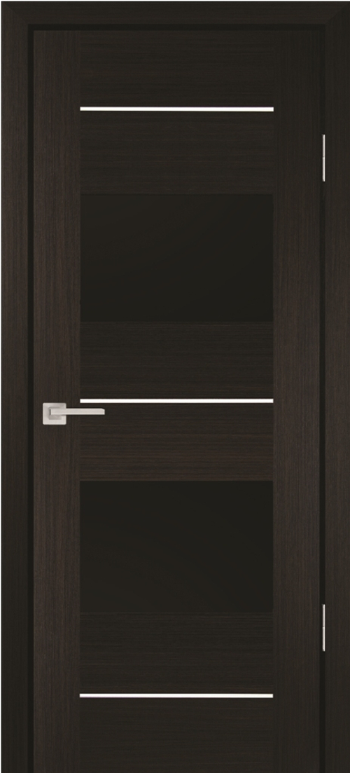 Дверь PS-21 / Цвет Мокко / черный лакобель / Двери PROFILO PORTE