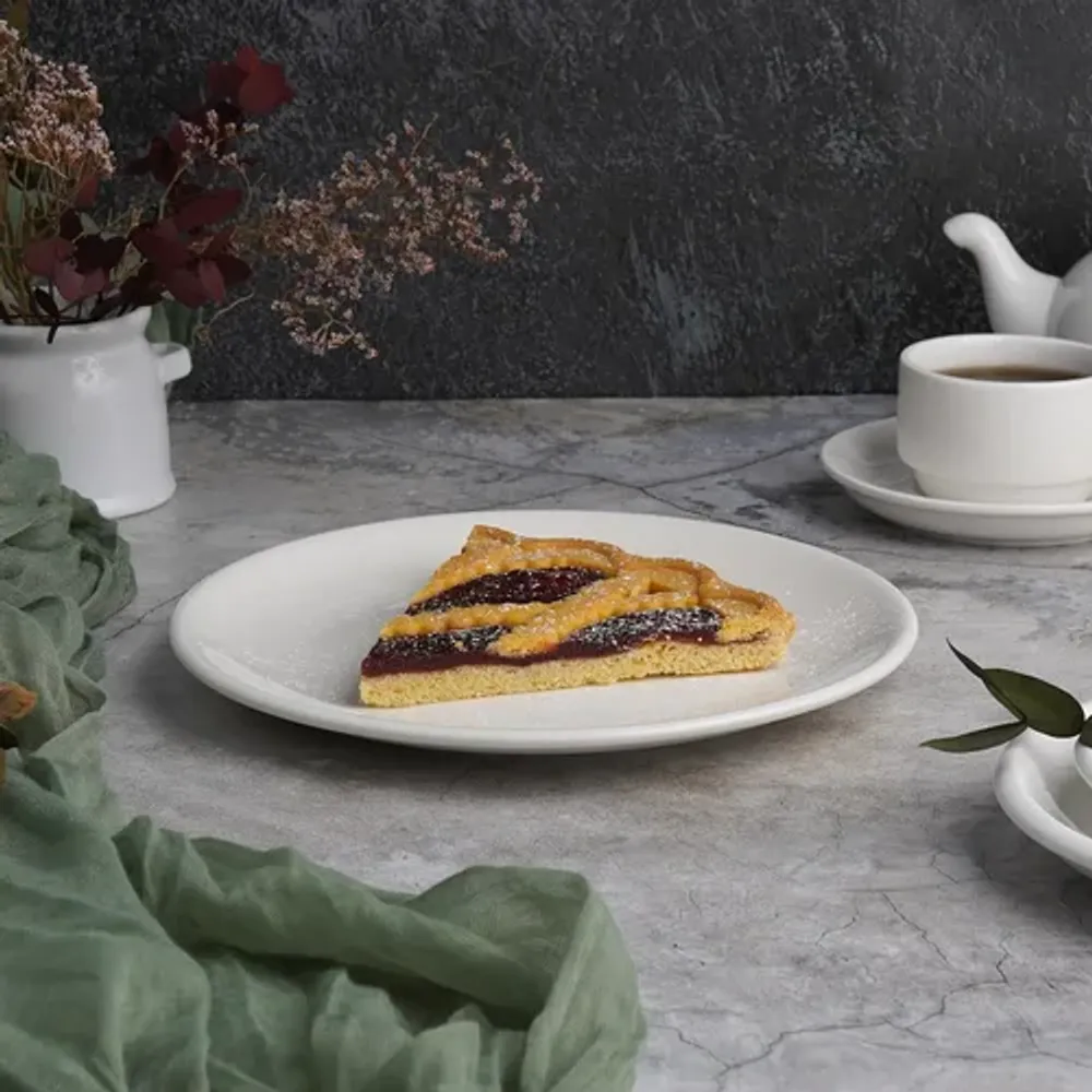 Тарелка d 21 см h2 см без борта белая фарфор P.L. Proff Cuisine [12]