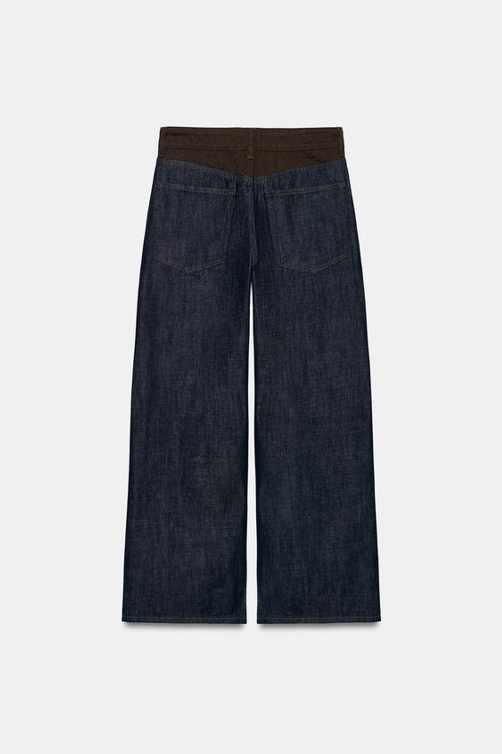 ZARA ДЖИНСЫ Z1975 BARREL С ВЫСОКОЙ ПОСАДКОЙ, СИНИЙ