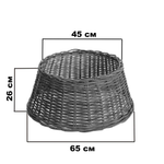 Корзина для декорирования подставки 65x45x26 см., коричневая, ротанг