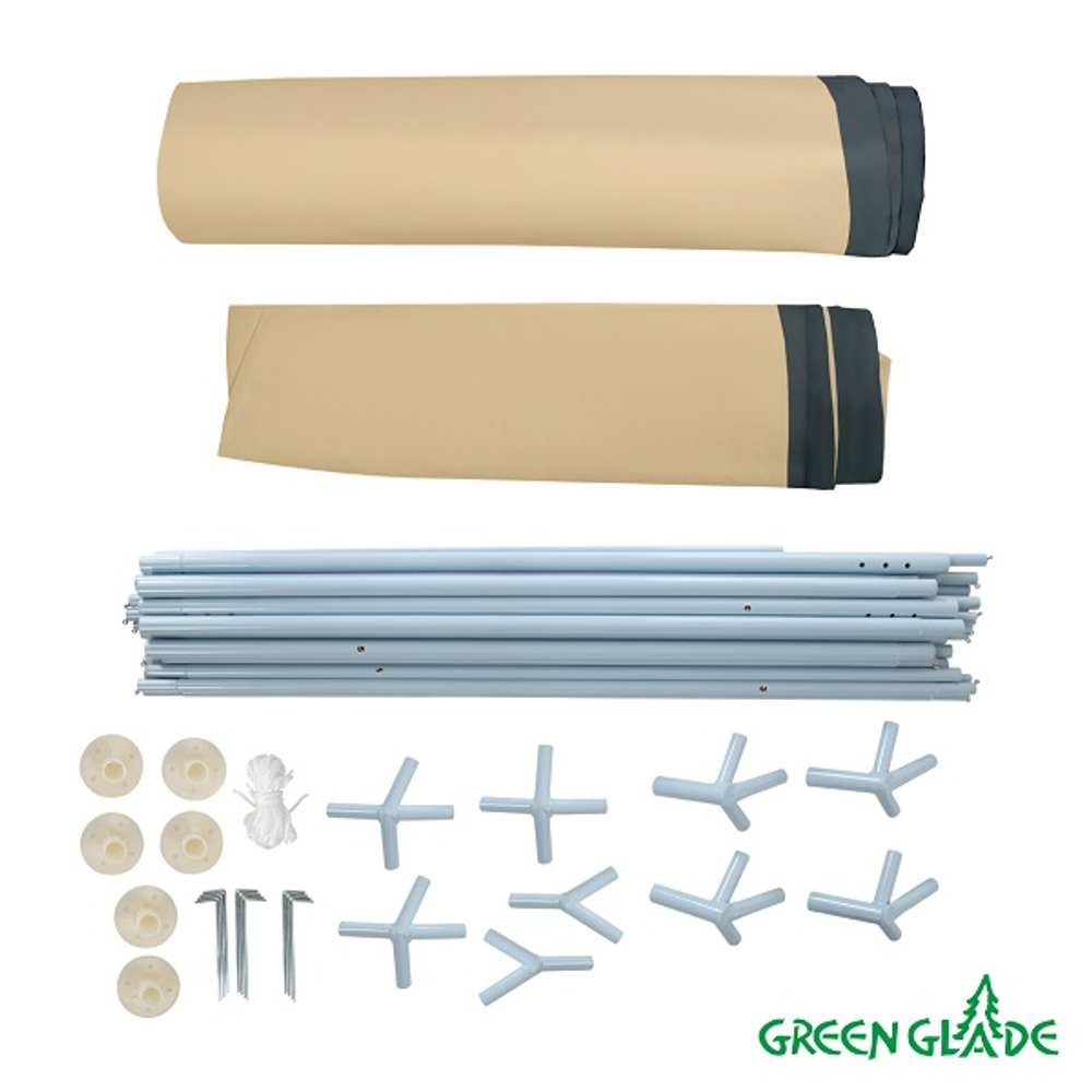 Шатер-беседка Green Glade 1048 3х6х2,5м полиэстер