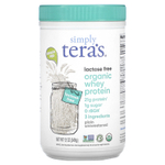 Simply Tera's, органический сывороточный протеин, без лактозы, без подсластителей, 340 г (12 унций)