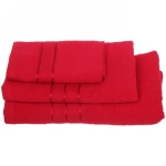 Полотенце махровое 50*80см «Comfort» цвет красный 02040 плотность 300гр/м2