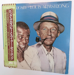 Винтажная виниловая пластинка Bing Crosby And Louis Armstrong Bing and Satchmo (Japan 1977 Promo)