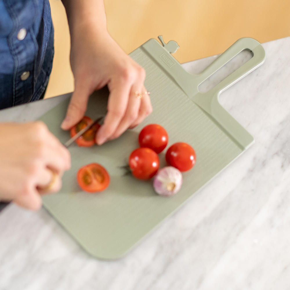 Доска разделочная 16.5х33.4см Koziol Snap S Organic серая