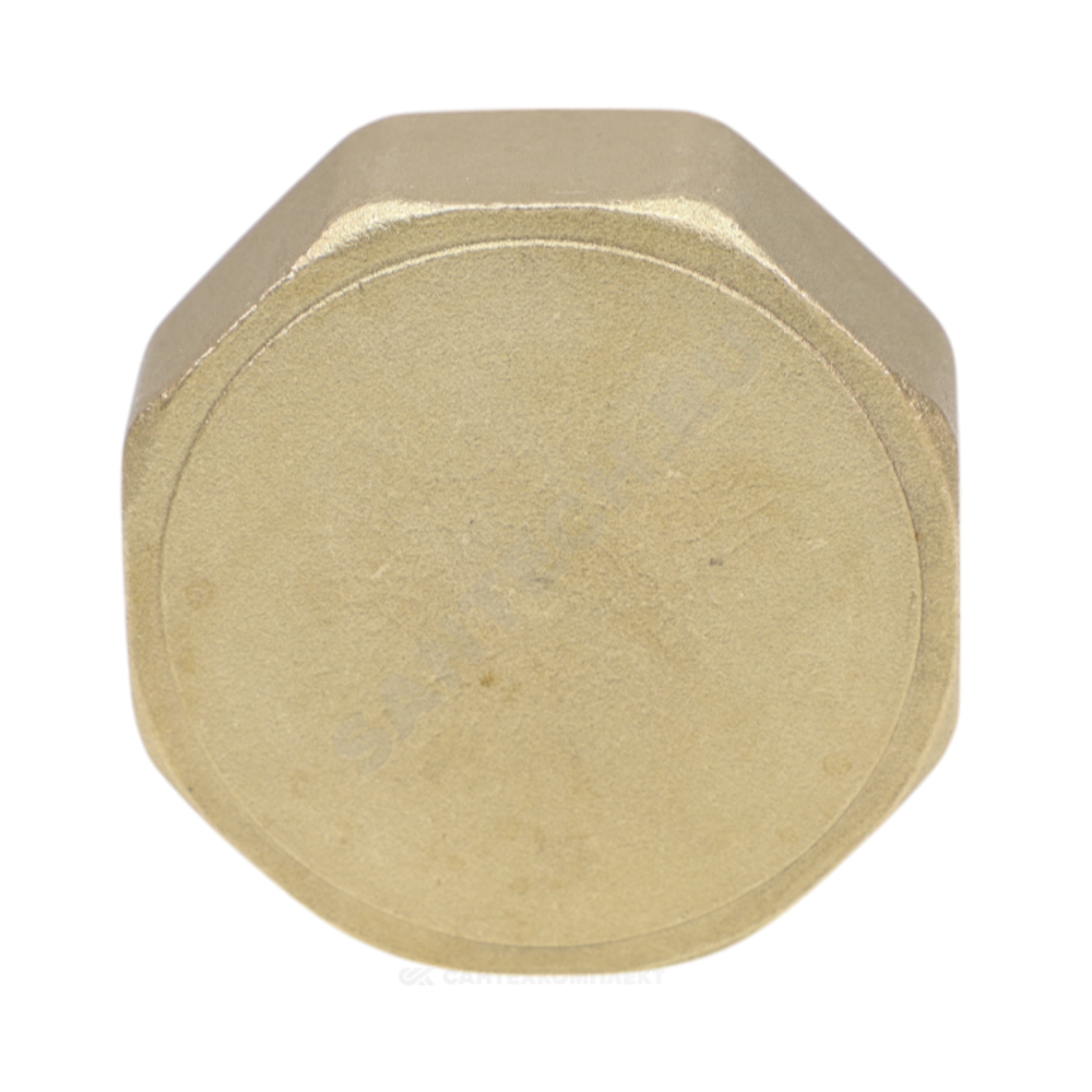 Заглушка латунь Ду 20 (3/4") ВР VALFEX VF.590.L.034