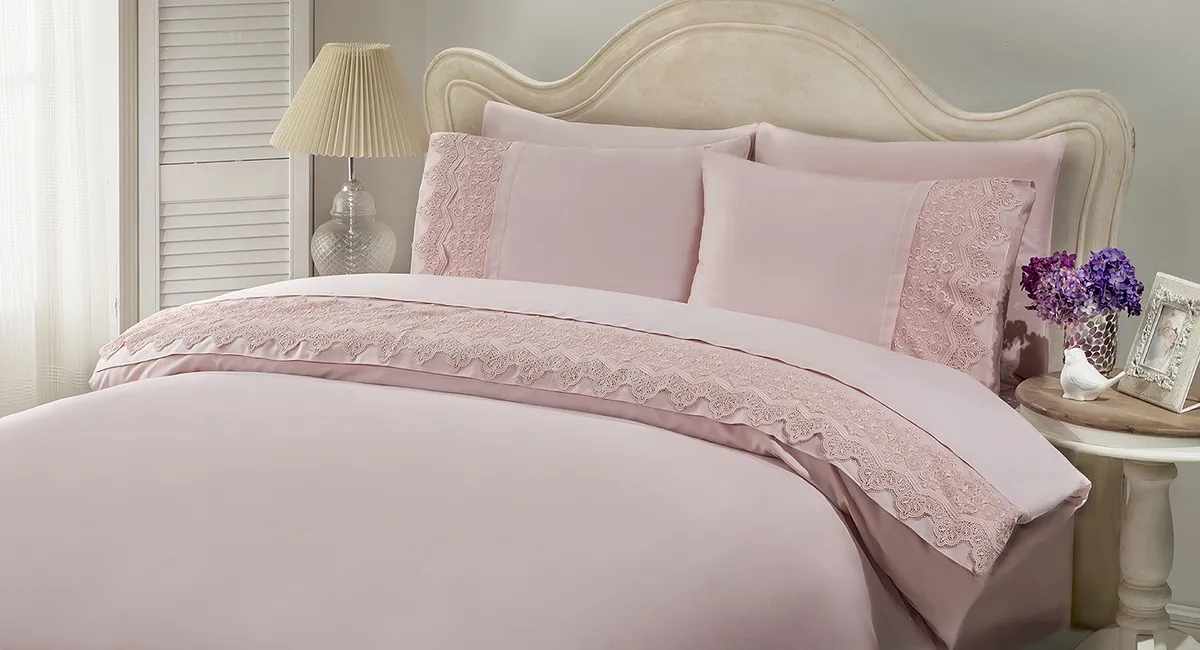 Gelin Home КПБ 6 пр. LIYA бежевый цвет пододеяльник 200*220, простынь 240*260, наволочки 50*70 2шт, декоративные наволочки 50*70 2шт GLNN135