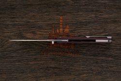 Нож складной Artisan 1849P-DRC Sirius, клинок 89мм, сталь CPM S35VN, рукоять микарта бордо