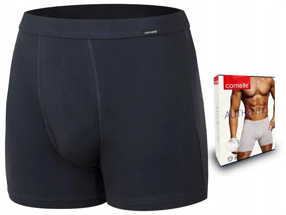 Трусы мужские боксеры Cornette Authentic Perfect XL, Graphite
