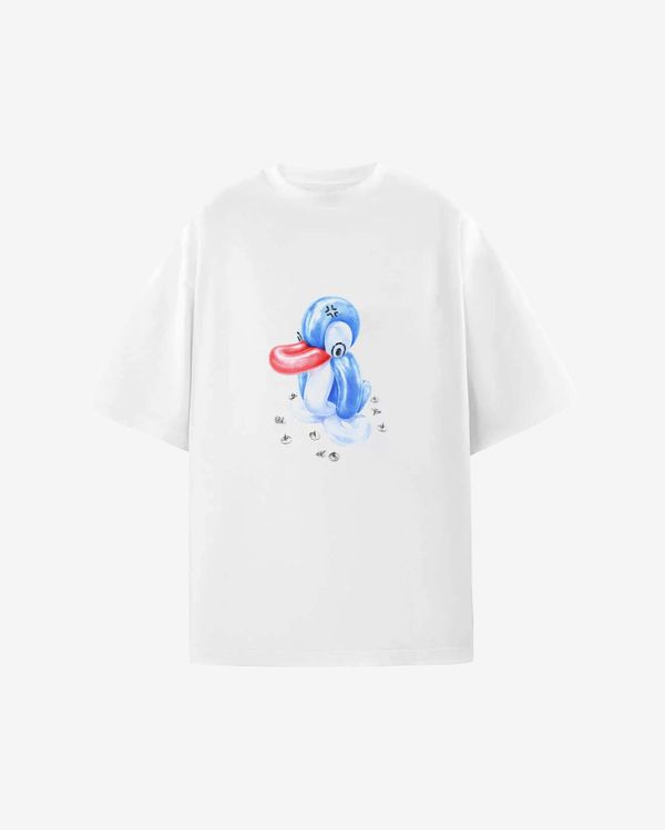 Футболка Balloon penguin молочная - фото 1