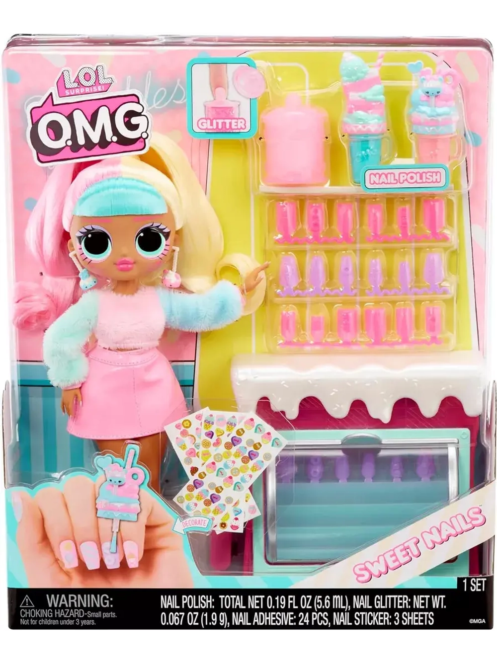 Кукла Лол Омг Omg Candylicious Sprinkles Sweet Nails большая