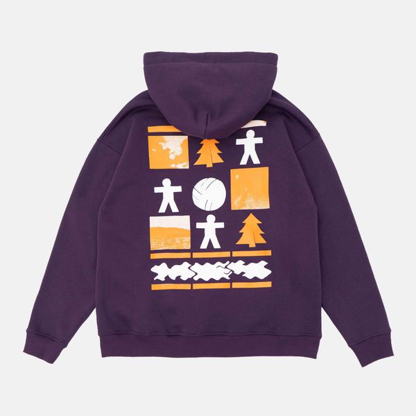 Худи FW23 HD Warm Tictactoe Grape - фото 2