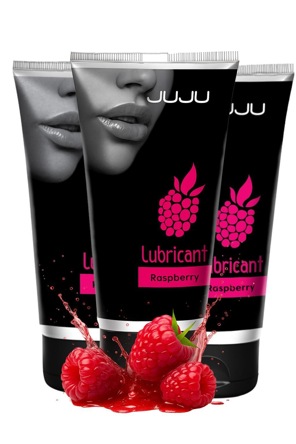 Сет съедобных лубрикантов JUJU Малина, 3х50ml 622JU