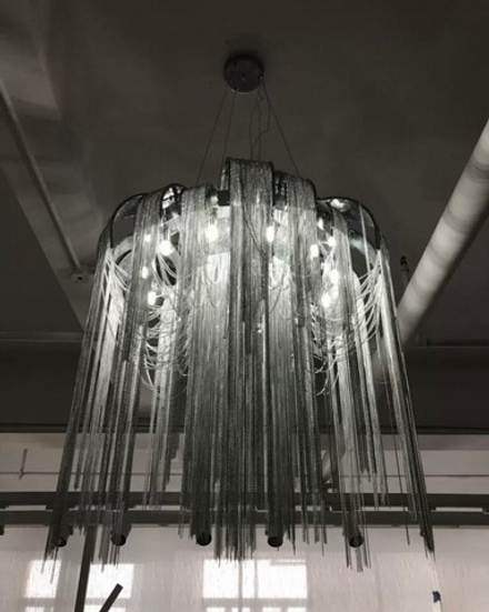 Pendant design lamp Volver by Terzani (Silver)
