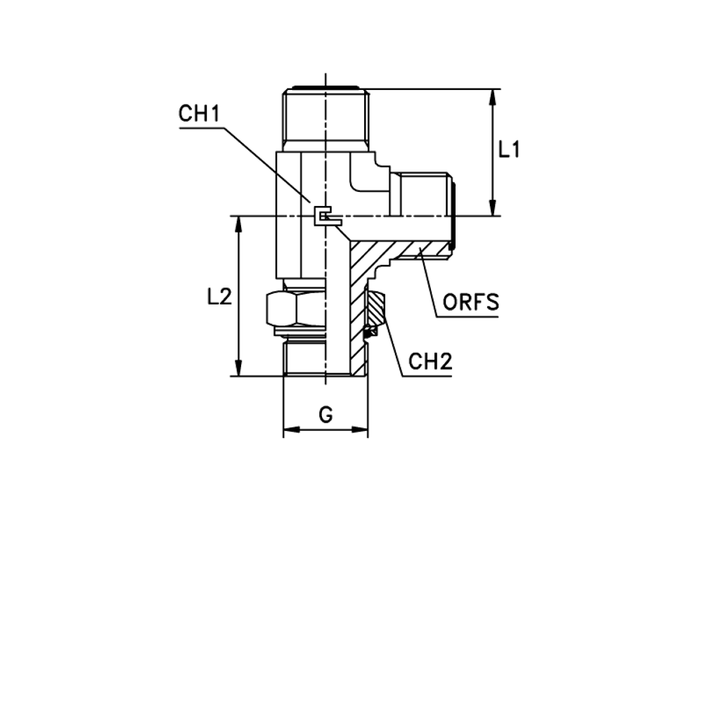 Штуцер FMLH D18-20 ORFS 1.3/16 - BSP 3/4