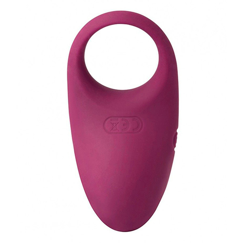Фиолетовое эрекционное виброкольцо 3см c пультом ДУ Svakom Winni Remote-controlled Vibrating Cock Ring Sring-02 W
