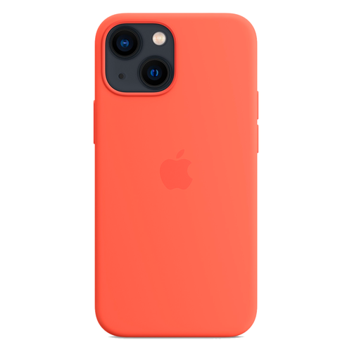 Силиконовый чехол с поддержкой MagSafe Apple Silicone Case для iPhone 13 mini, Nectarine (Спелый нектарин)
