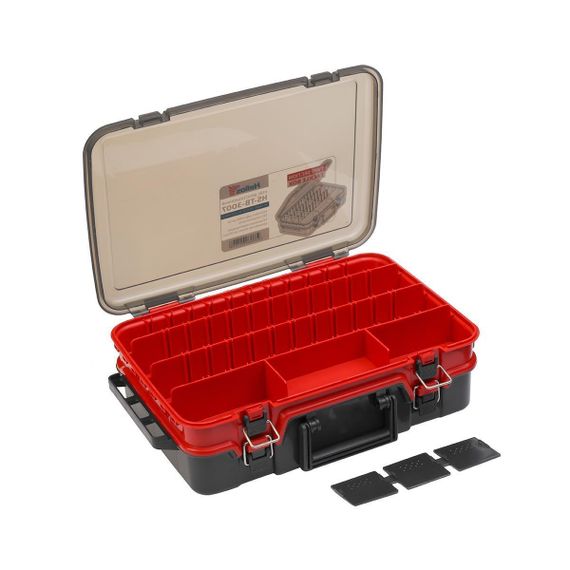 Кейс Helios двухсекционный 42.4х27.3х12.7см (HS-TB-3007)