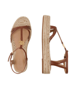 Кожаные босоножки LAUREN RALPH LAUREN - коричневый(802927966)