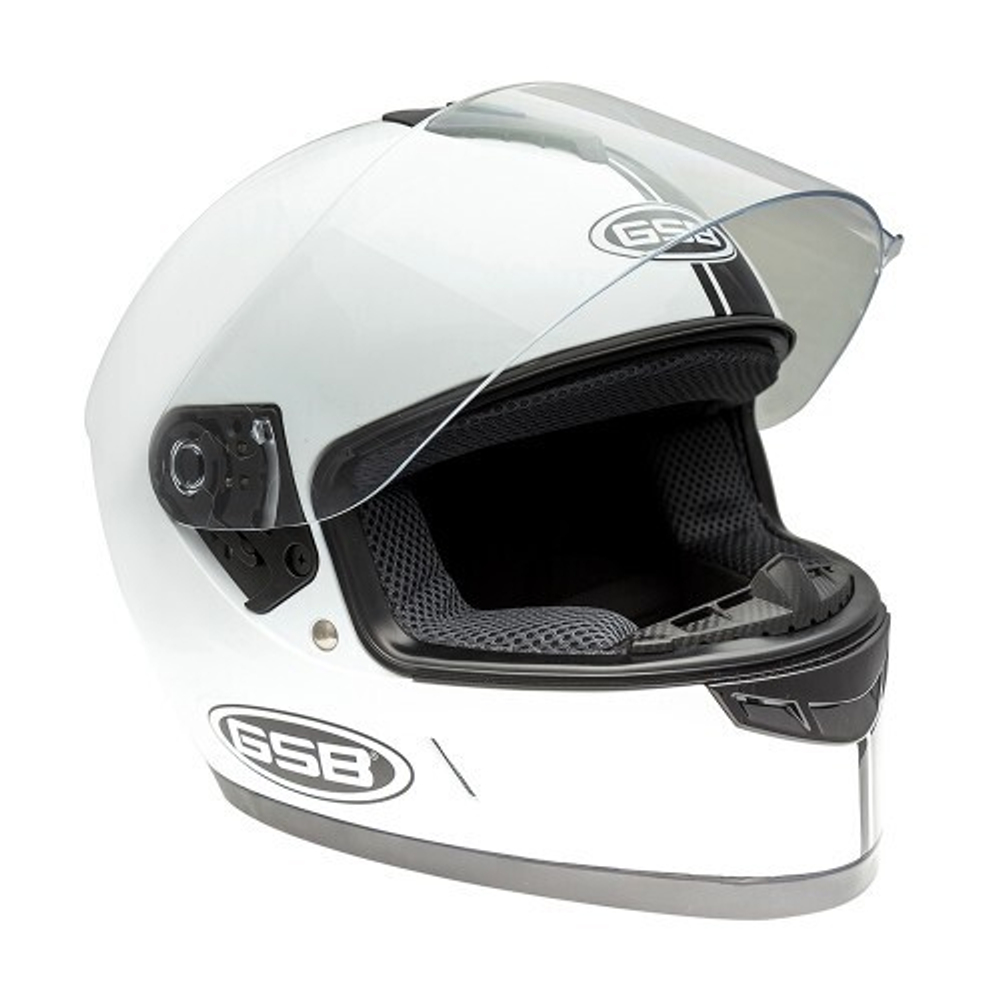 Шлем GSB G-349 BLACK WHITE