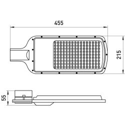 Светильник уличный светодиодный ЭРА SPP-503-0-50K-150 150Вт 5000К IP65 КСС Ш консольный | Уличные консольные светильники