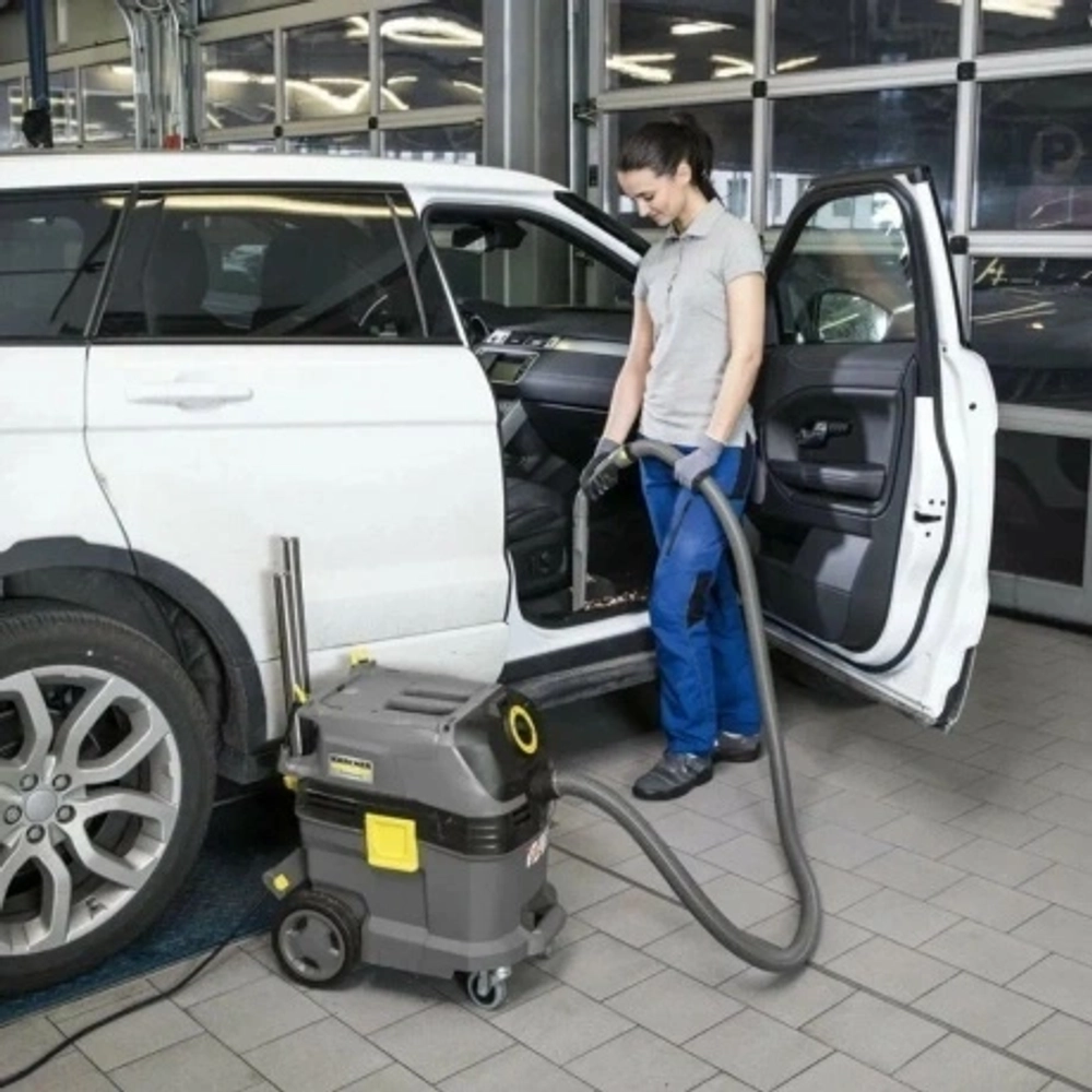 Строительный пылесос Karcher NT 30/1 Tact L 1380Вт (уборка: сухая/сбор воды) серый