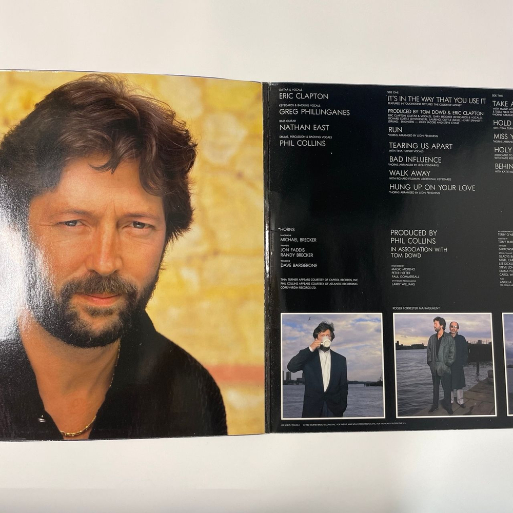 Винтажная виниловая пластинка LP Eric Clapton August (Германия 1986)