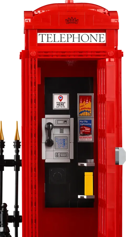 Конструктор LEGO Ideas 21347 Красная лондонская телефонная будка