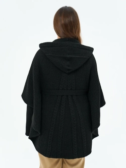 Кардиган длинный тёплый больших размеров