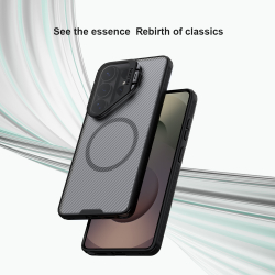 Чехол прозрачный тонированный с MagSafe на Samsung Galaxy S26 Ultra, серия CamShield Prop Magnetic (версия с прозрачной крышкой объектива) от Nillkin