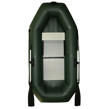 Лодка ПВХ Polar Bird Чирок Гребная PB-240Т Teal со стеклокомпозитной сланью и банкой -