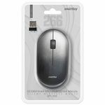 Мышь беспроводная бесшумная SMARTBUY SBM-266AG-K, USB, 2 кнопки + 1 колесо, оптическая, черная