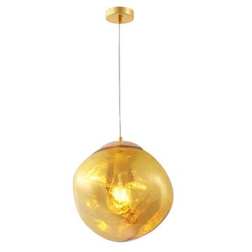 Подвесной светильник Е27 Malaga SP1 D280 Gold золото Crystal Lux