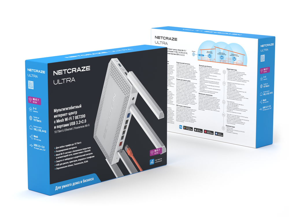 Wi-Fi(6) Роутер Netcraze Ultra