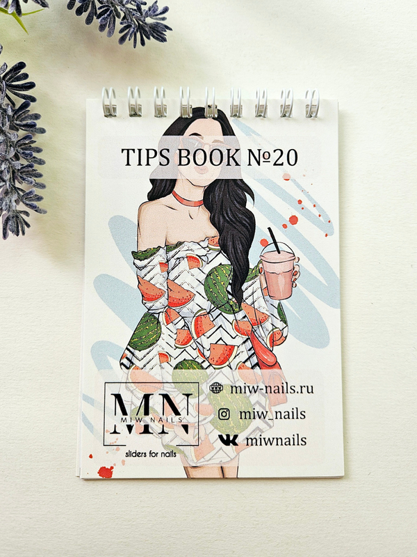 Наклейки на типсы Tips Book (блокнот) №20
